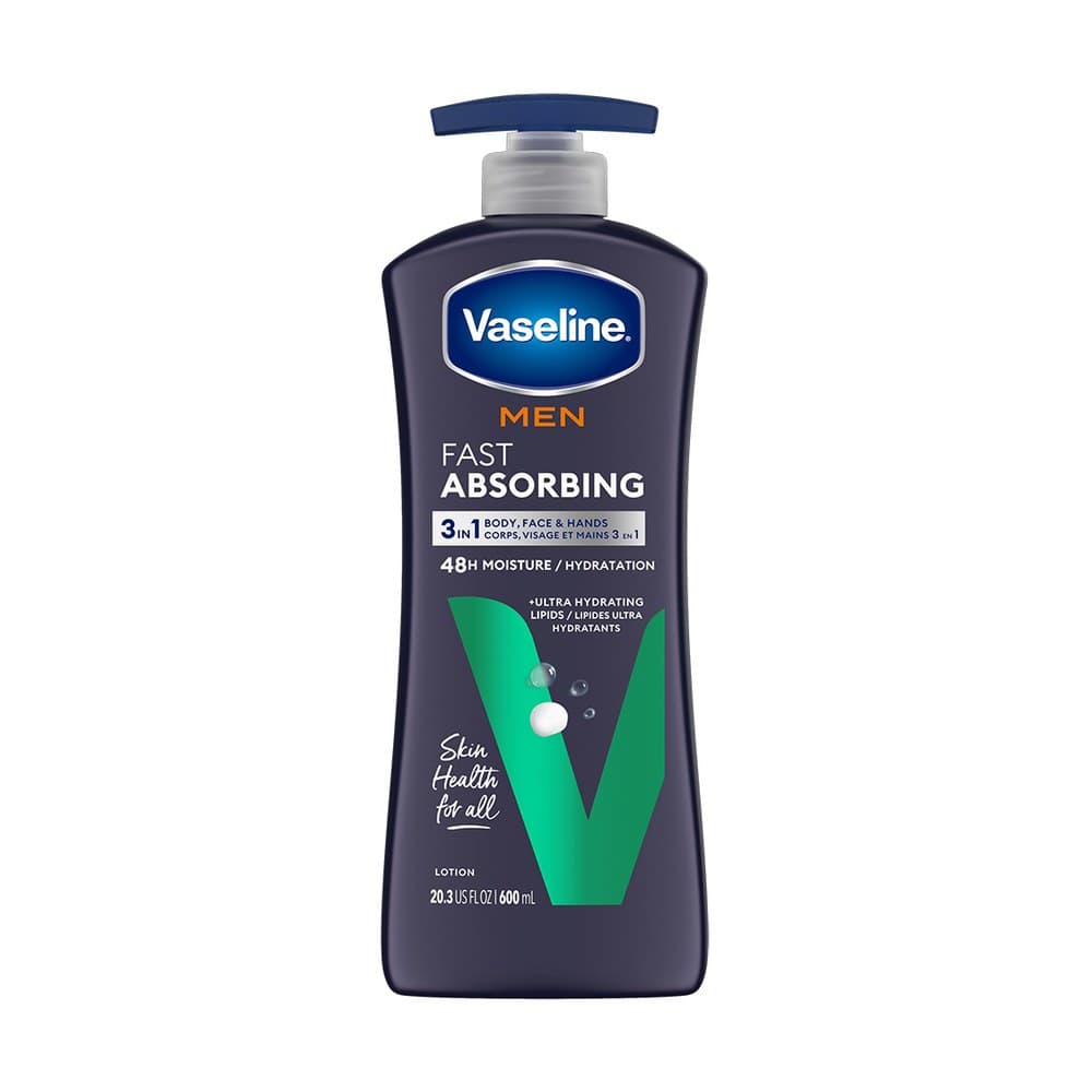 Vaseline Men Fast Absorbing Lotion 600ML