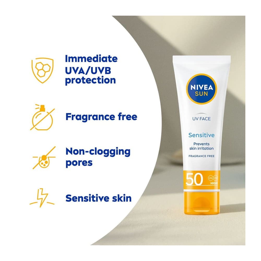 Nivea Sun Screen Uv Face 50ML