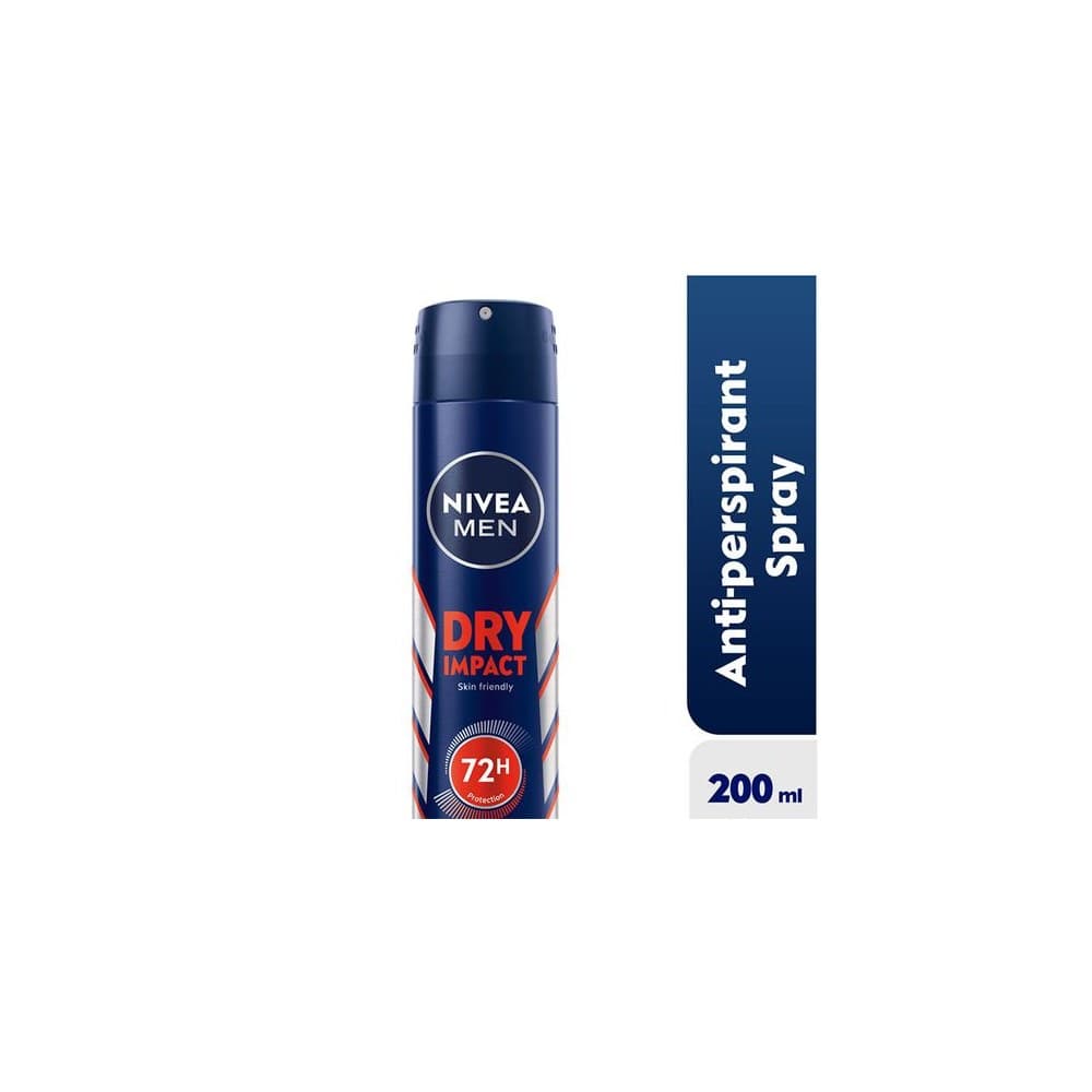 Nivea Men 200ML Dry Impact Spray