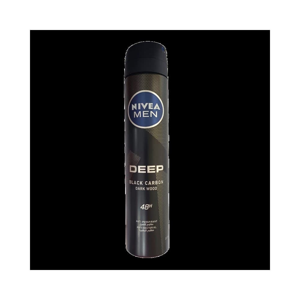 Nivea Deep Black Carbon Body Spray 200ML