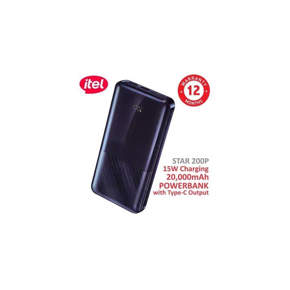 Itel Star Power Bank 20000MAH