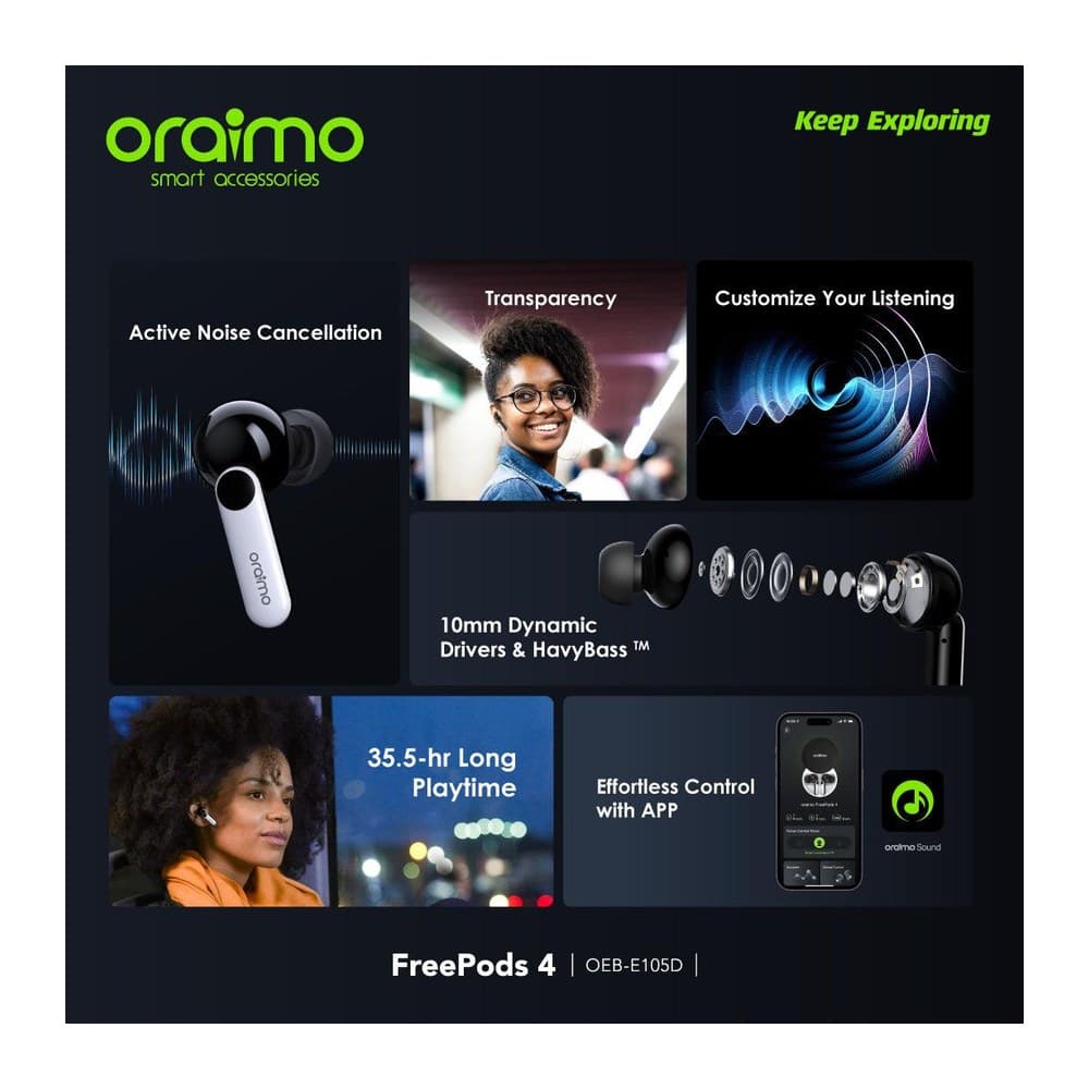 Oraimo Freepods 4 (E105D)