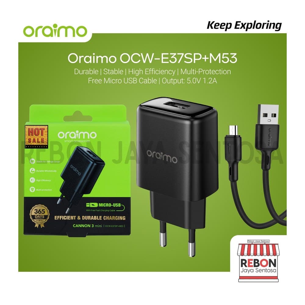 Oraimo Charger E37SP+M53