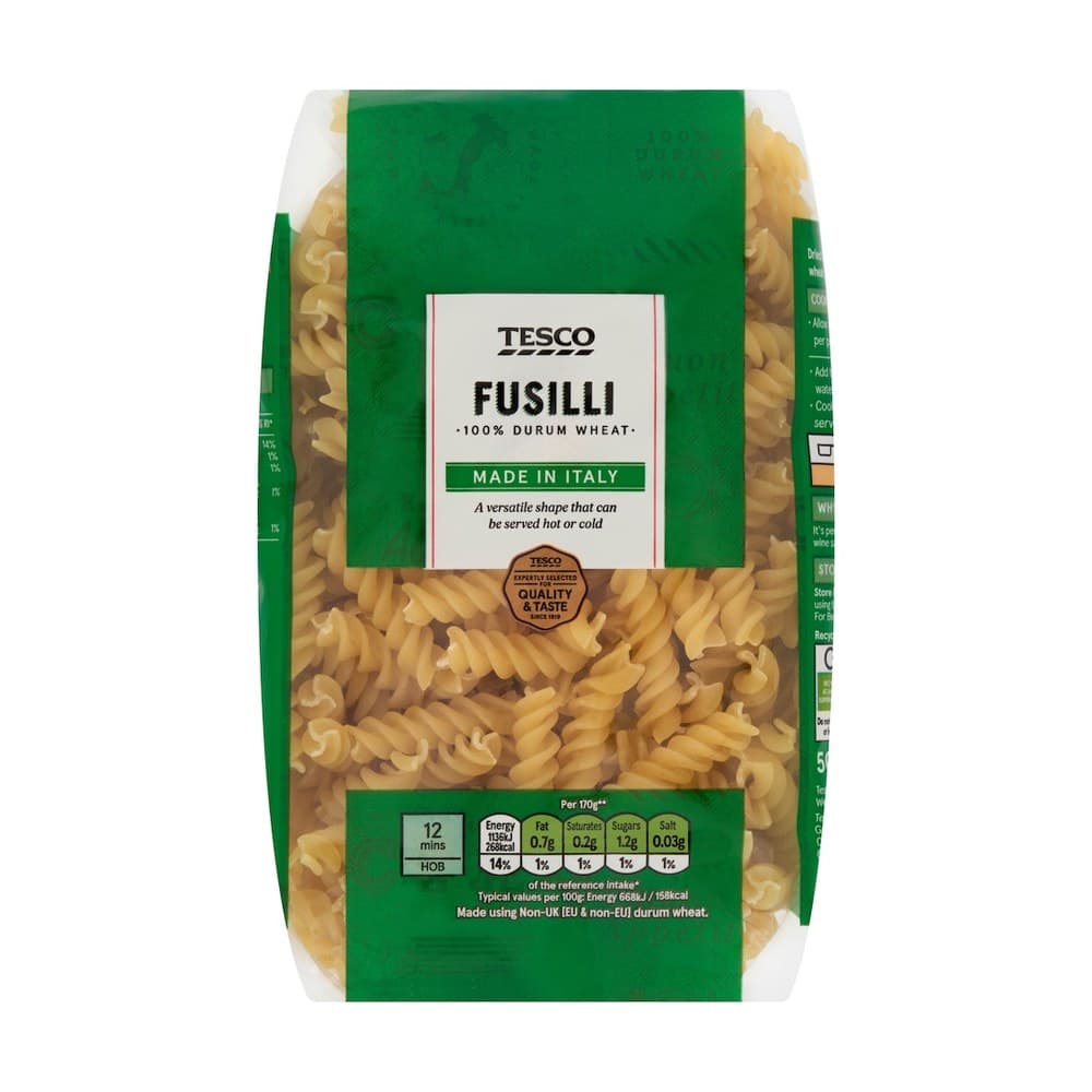 Tesco Pasta Penne/fusilli 500G