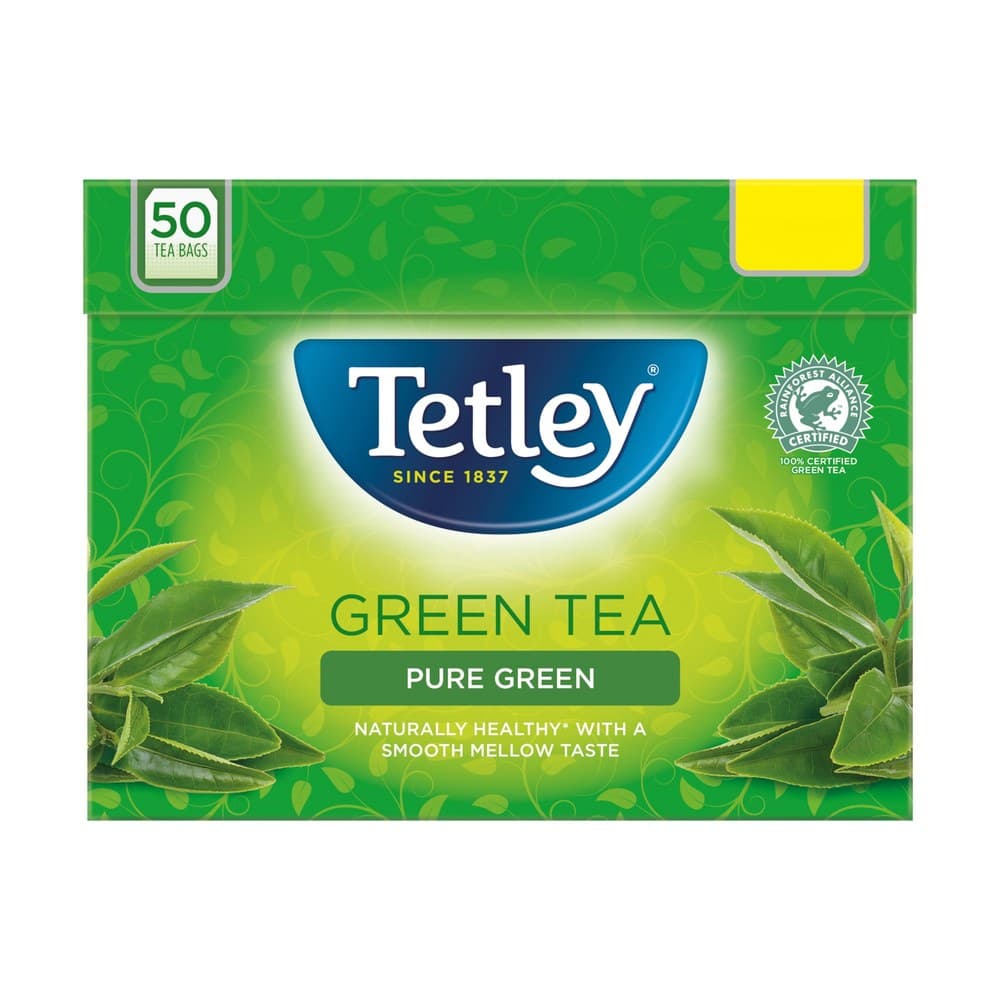 Tetley Green Tea X50 Bags 100G