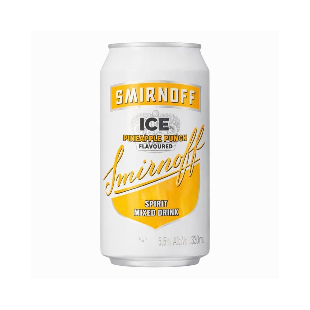 Smirnoff Ice Pineapple Bottle 300ML