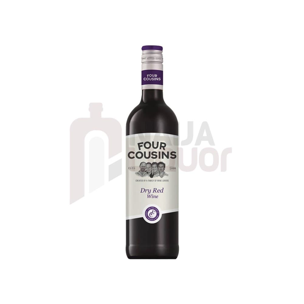 Four Cousins Dry Red 75CL