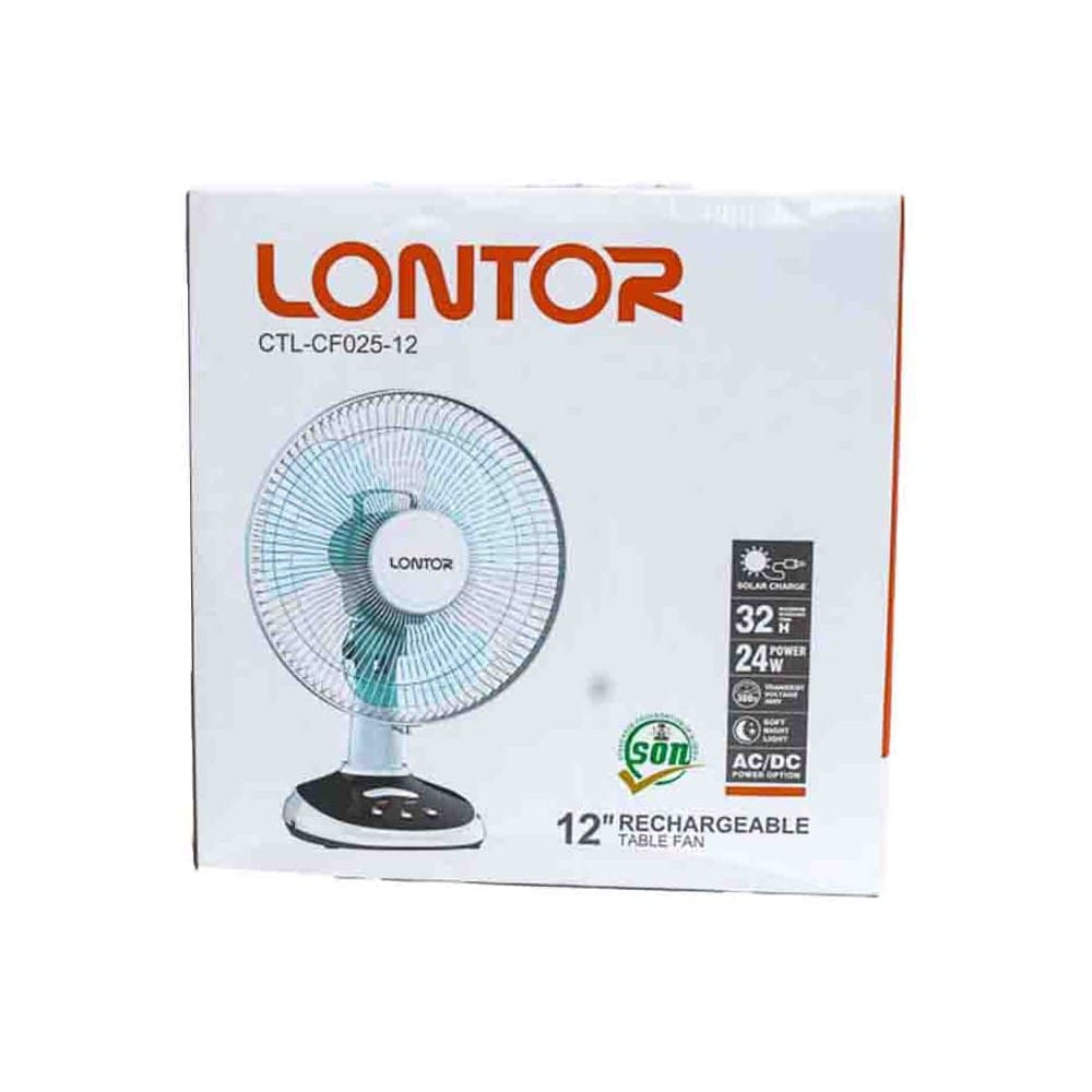 Lontor Ctl -CF025-12 Rechargeable Fan