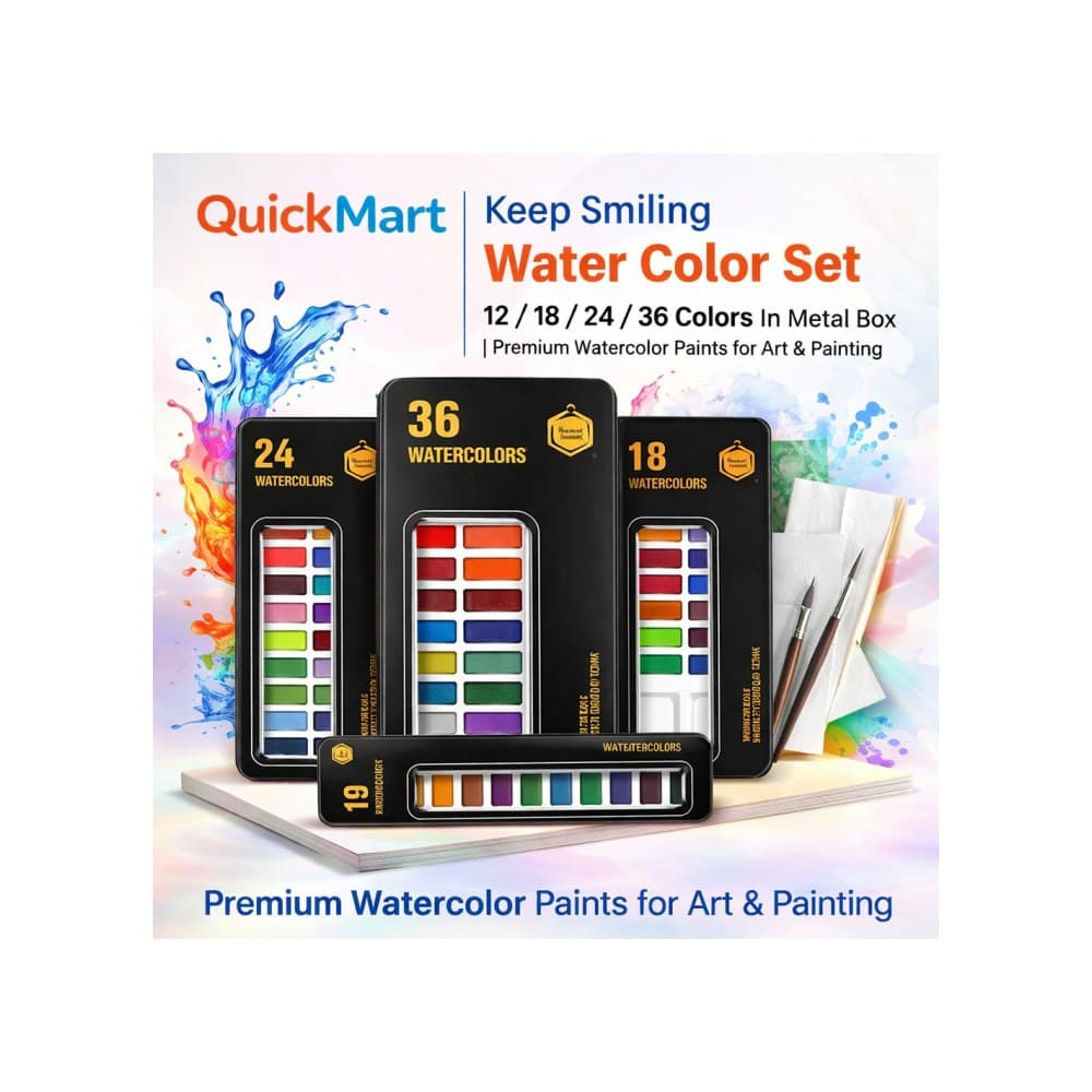 Water Color Set X12(KEEP Smiling)