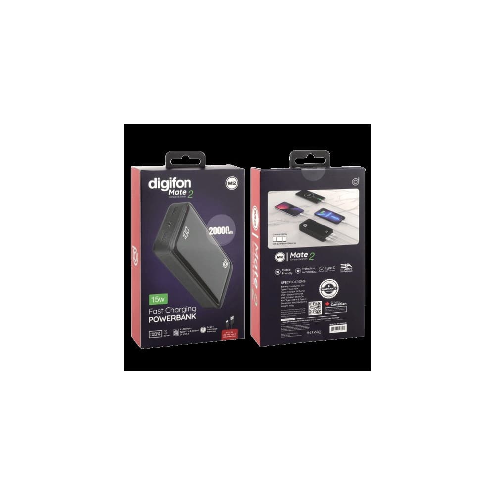 Digifon Mate 2 Power Bank 20000MAH