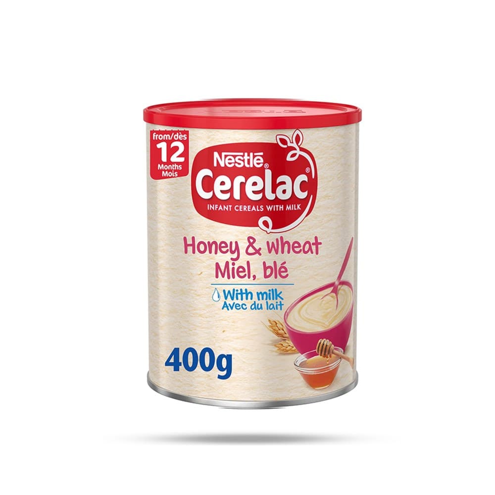 Nestle Cerelac Honey & Wheat 400G Tin