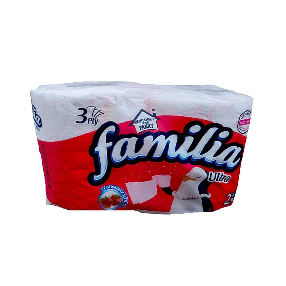 Familia X2 Strawberry Scent Toilet Roll