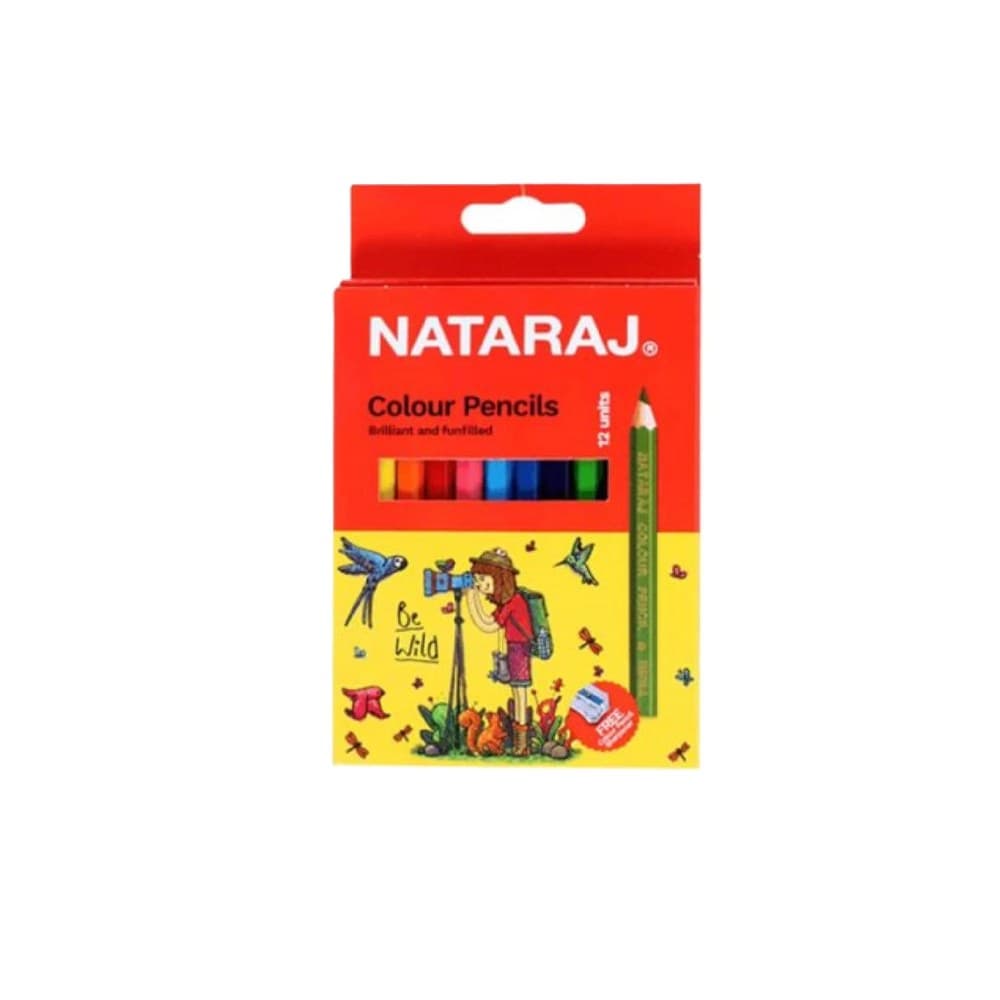 Nataraj Colour Pencil Short X12