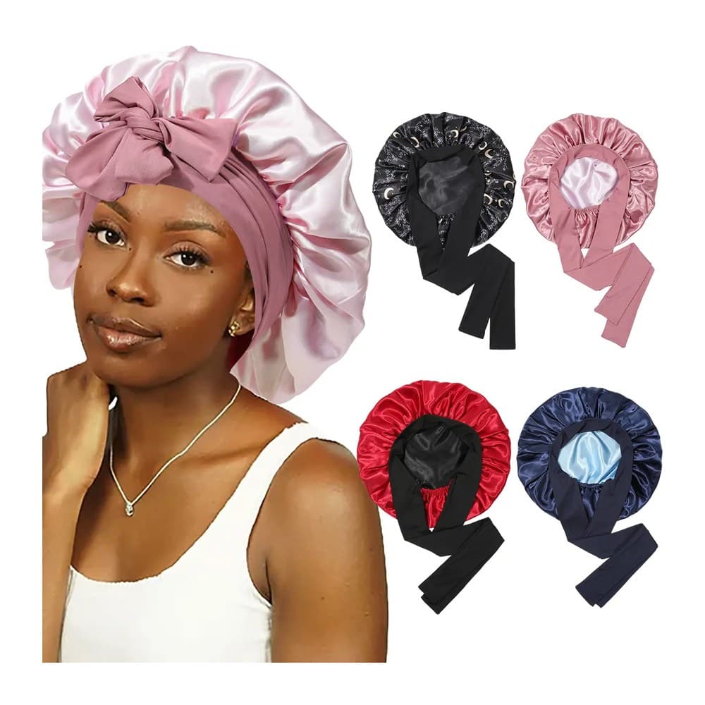 Leeyah Hair Bonnet (with Band)