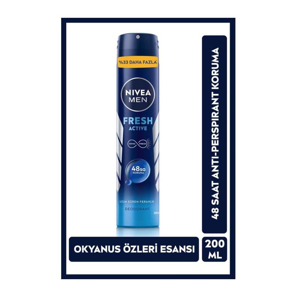 Nivea Men Fresh Active Spray 200ML