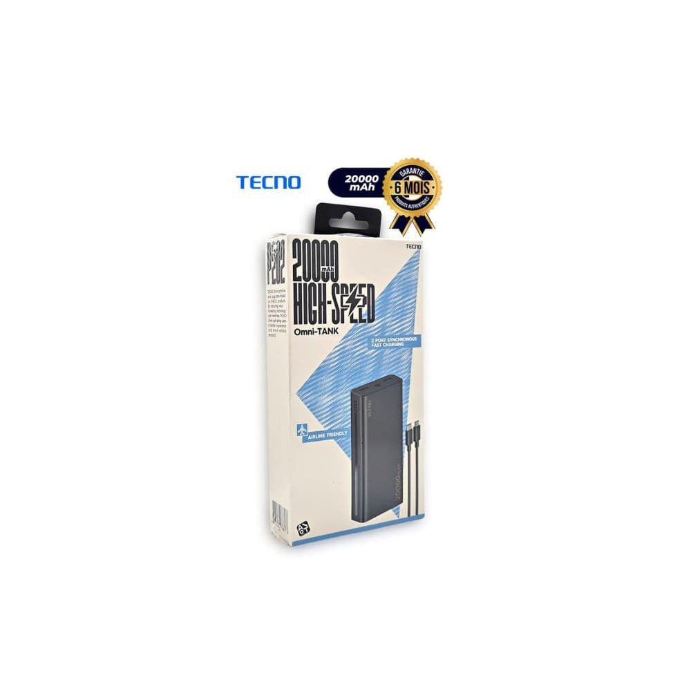 Tecno Power Bank 20000 (P202)