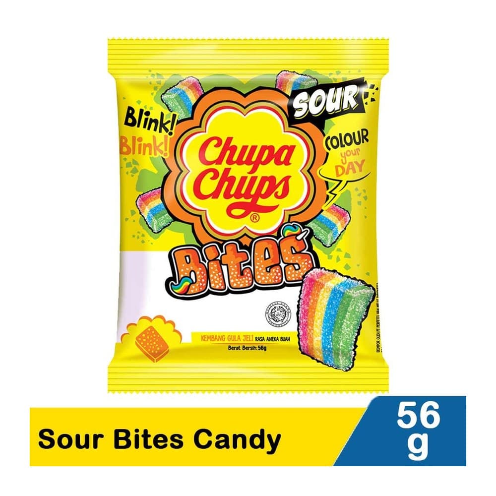 Chupa Chups Sour Bites 55G